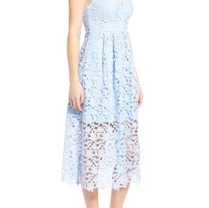 Lace midi dress